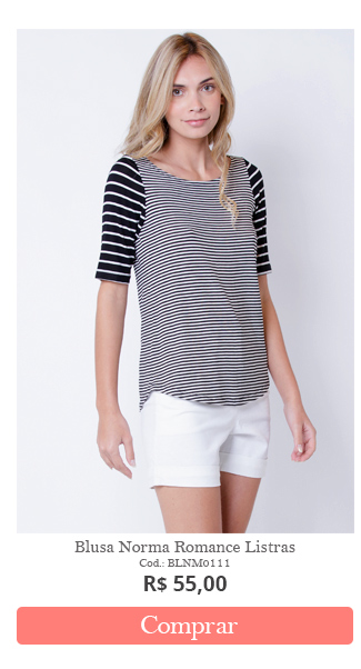 Blusa Norma Romance Listras