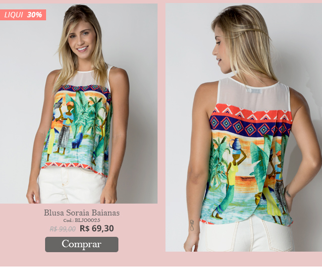 Blusa Soraia Baianas